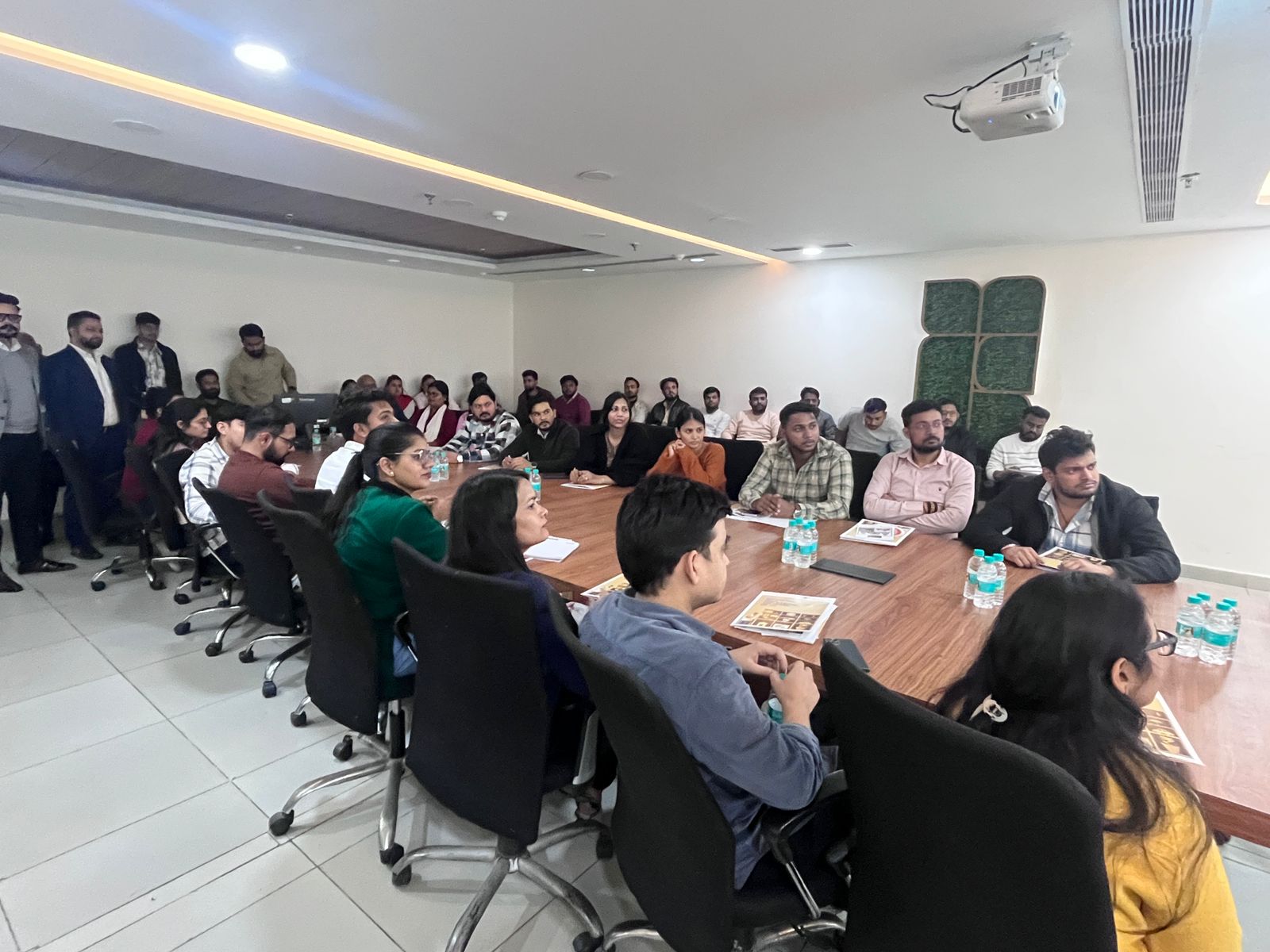 Team meeting at Mintify